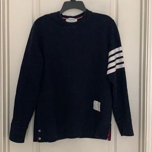 Thom Browne 4-Bar Sweatshirt, Crew Neck